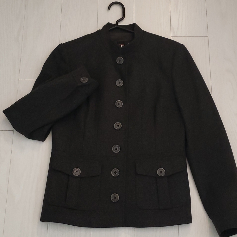 Elements g - Dark Gray wool blazer....